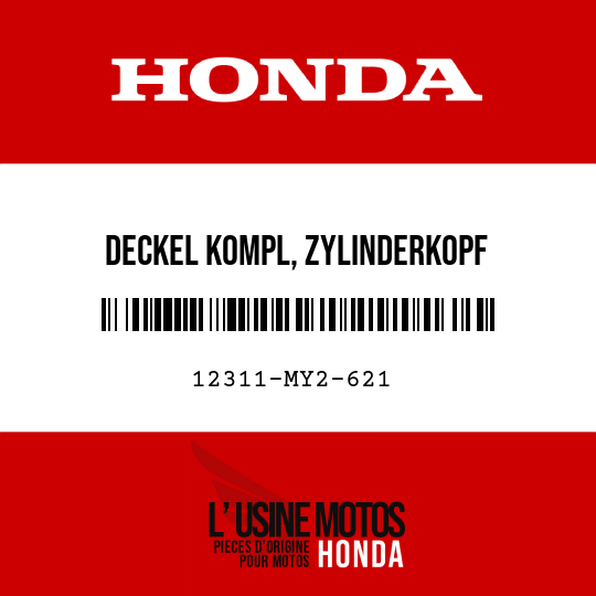 image de 12311-MY2-621 DECKEL KOMPL, ZYLINDERKOPF