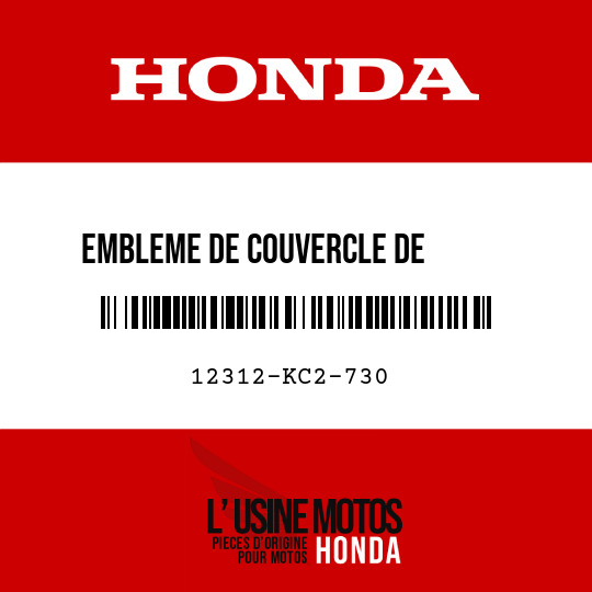 image de 12312-KC2-730 EMBLEME DE COUVERCLE DE       CULASSE G