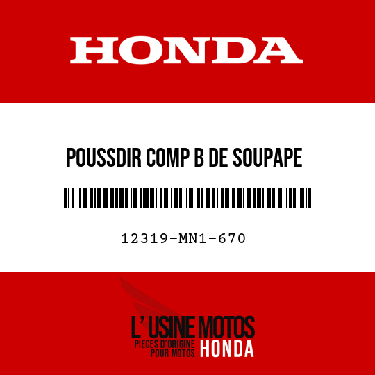 image de 12319-MN1-670 POUSSDIR COMP B DE SOUPAPE