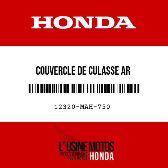 image de 12320-MAH-750 COUVERCLE DE CULASSE AR