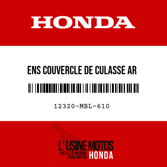 image de 12320-MBL-610 ENS COUVERCLE DE CULASSE AR