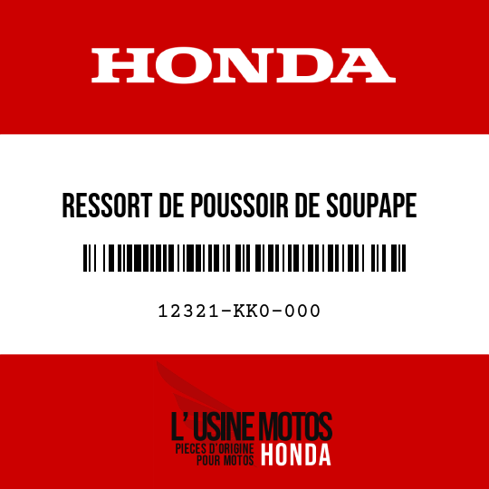 image de 12321-KK0-000 RESSORT DE POUSSOIR DE SOUPAPE