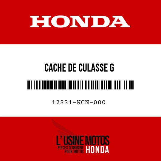 image de 12331-KCN-000 CACHE DE CULASSE G