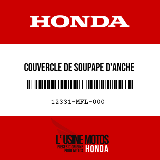 image de 12331-MFL-000 COUVERCLE DE SOUPAPE D'ANCHE