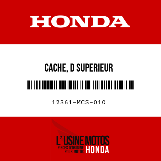image de 12361-MCS-010 CACHE, D SUPERIEUR
