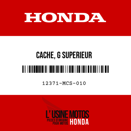 image de 12371-MCS-010 CACHE, G SUPERIEUR