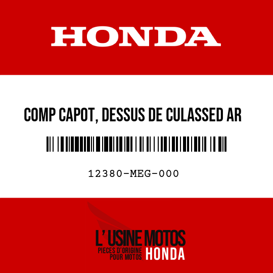 image de 12380-MEG-000 COMP CAPOT, DESSUS DE CULASSED AR