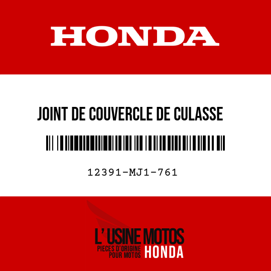 image de 12391-MJ1-761 JOINT DE COUVERCLE DE CULASSE