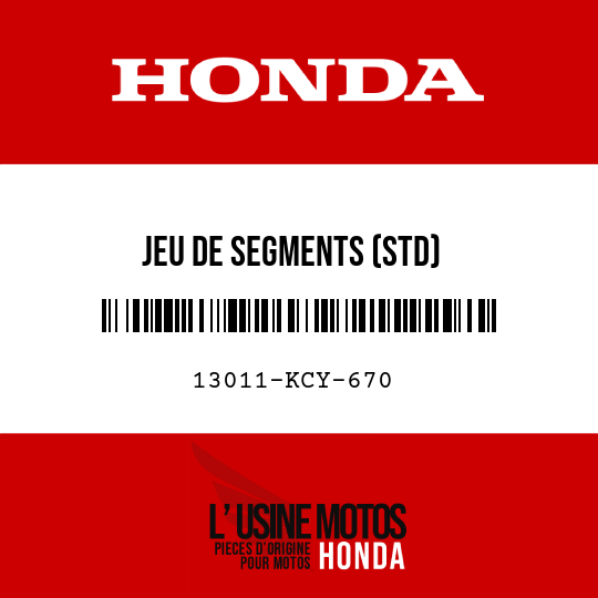 image de 13011-KCY-670 JEU DE SEGMENTS (STD)