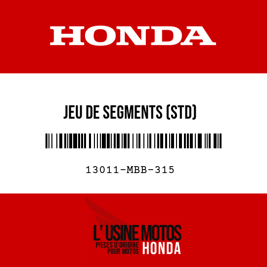 image de 13011-MBB-315 JEU DE SEGMENTS (STD)