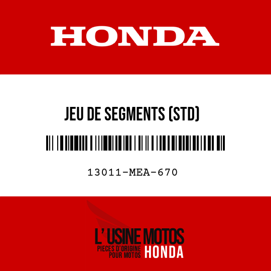 image de 13011-MEA-670 JEU DE SEGMENTS (STD)