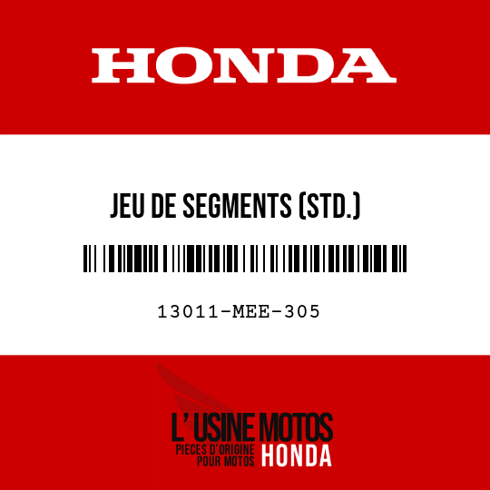 image de 13011-MEE-305 JEU DE SEGMENTS (STD.)