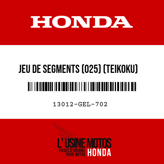 image de 13012-GEL-702 JEU DE SEGMENTS (025) (TEIKOKU)