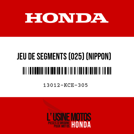 image de 13012-KCE-305 JEU DE SEGMENTS (025) (NIPPON)