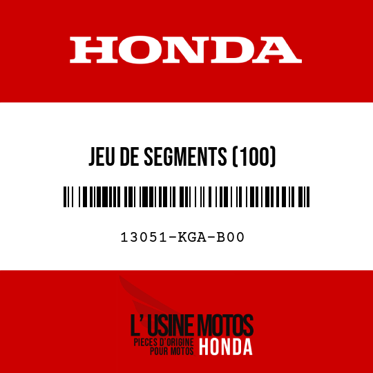 image de 13051-KGA-B00 JEU DE SEGMENTS (100)