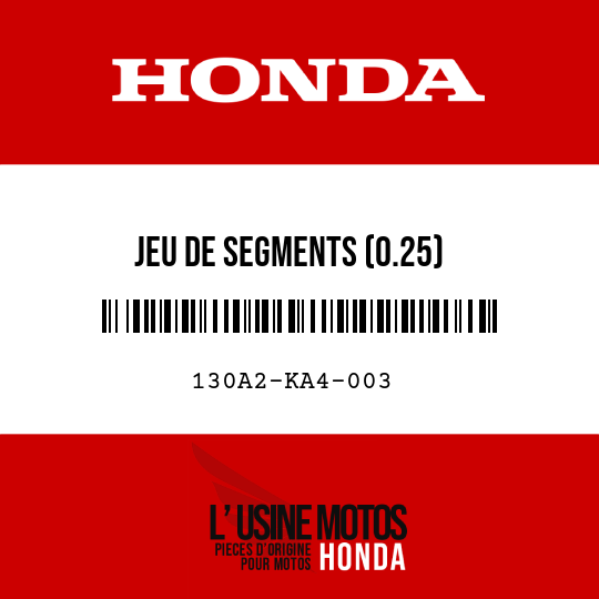 image de 130A2-KA4-003 JEU DE SEGMENTS (0.25)