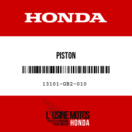 image de 13101-GB2-010 PISTON