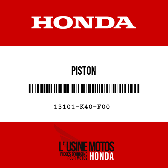 image de 13101-K40-F00 PISTON
