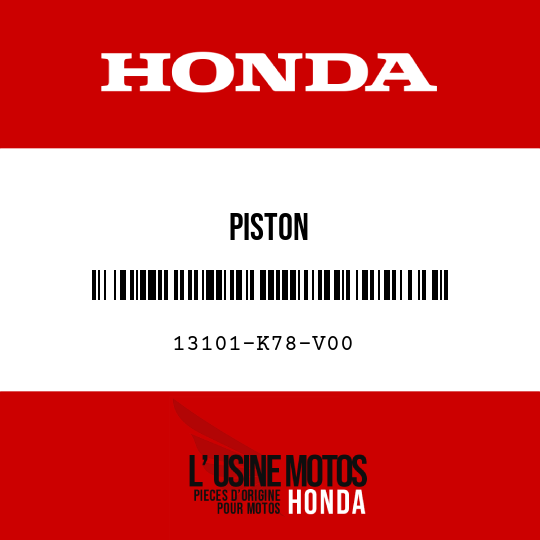 image de 13101-K78-V00 PISTON
