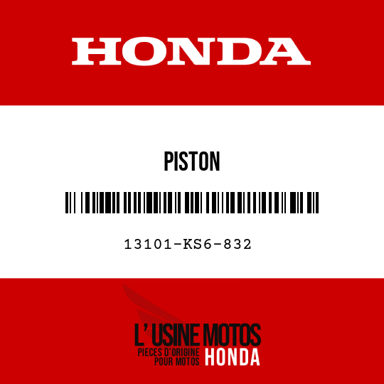 image de 13101-KS6-832 PISTON