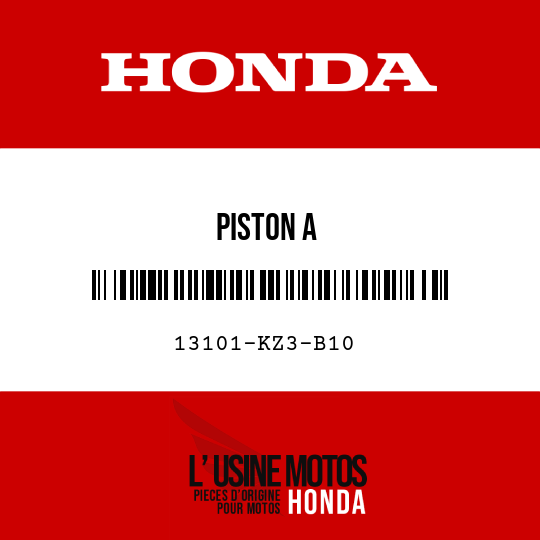 image de 13101-KZ3-B10 PISTON A