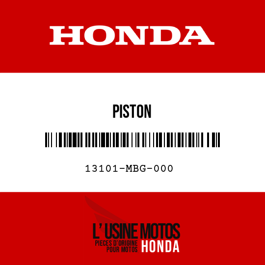 image de 13101-MBG-000 PISTON