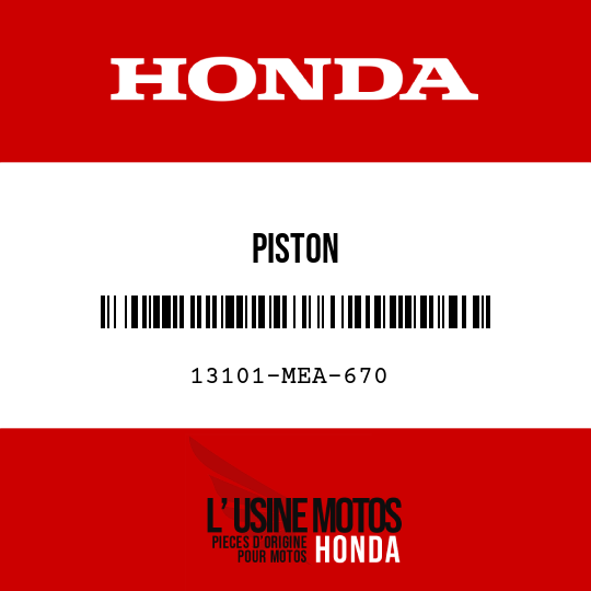 image de 13101-MEA-670 PISTON