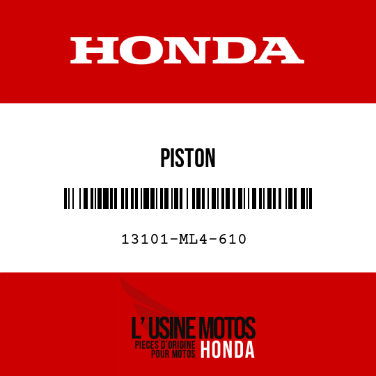 image de 13101-ML4-610 PISTON