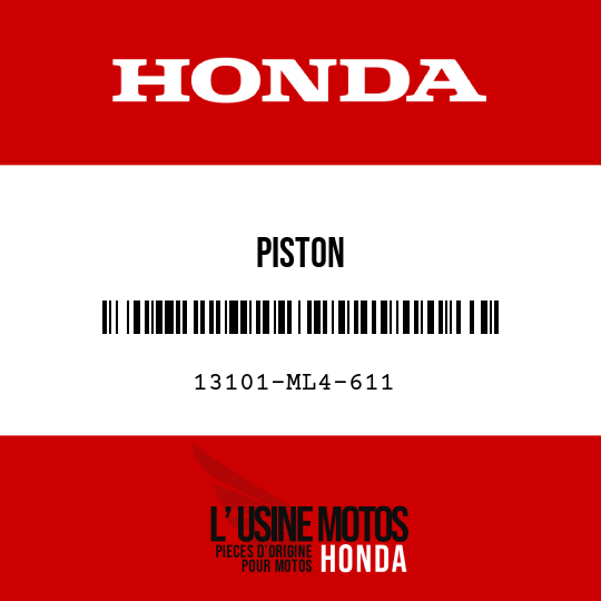 image de 13101-ML4-611 PISTON