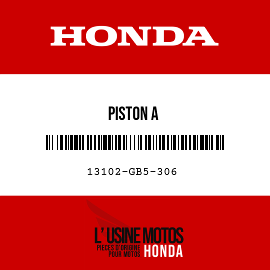 image de 13102-GB5-306 PISTON A