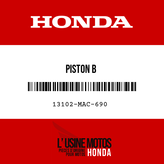 image de 13102-MAC-690 PISTON B