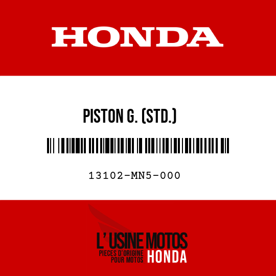 image de 13102-MN5-000 PISTON G. (STD.)