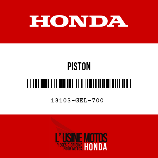 image de 13103-GEL-700 PISTON