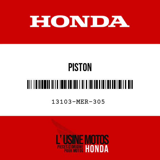 image de 13103-MER-305 PISTON