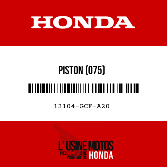 image de 13104-GCF-A20 PISTON (075)