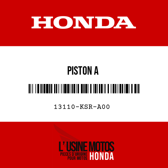 image de 13110-KSR-A00 PISTON A