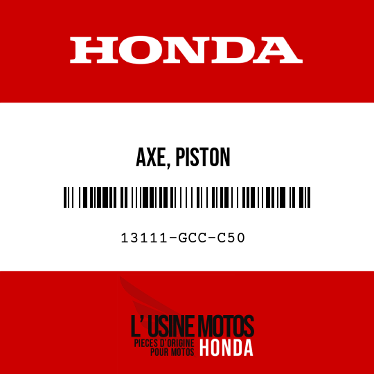 image de 13111-GCC-C50 AXE, PISTON