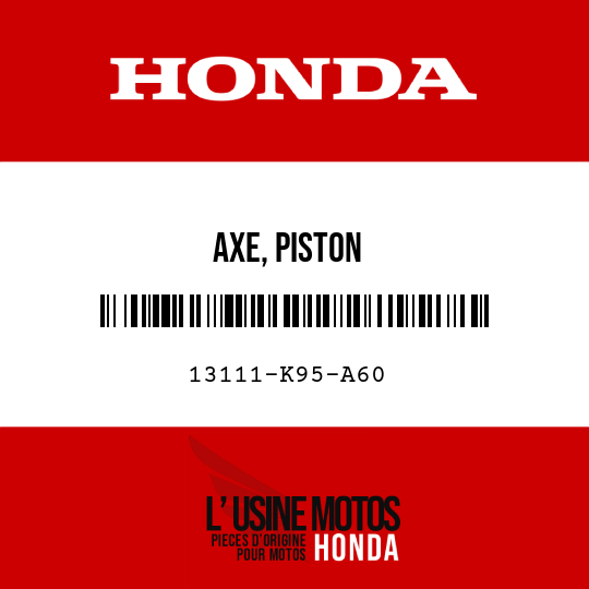 image de 13111-K95-A60 AXE, PISTON