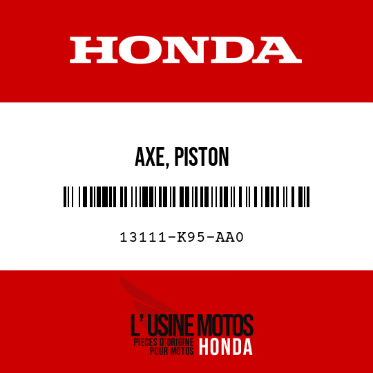 image de 13111-K95-AA0 AXE, PISTON