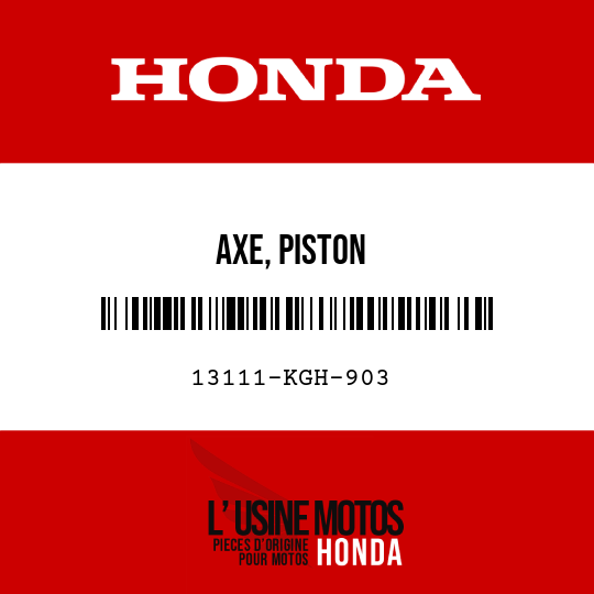 image de 13111-KGH-903 AXE, PISTON