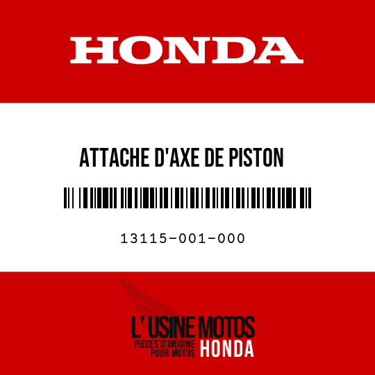 image de 13115-001-000 ATTACHE D'AXE DE PISTON