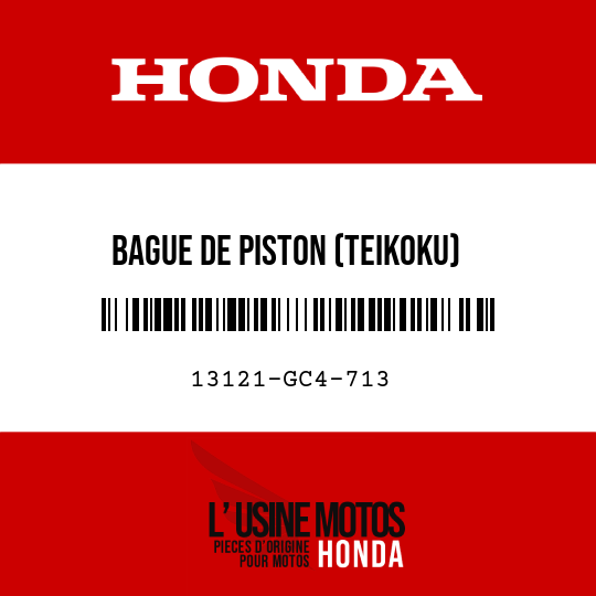 image de 13121-GC4-713 BAGUE DE PISTON (TEIKOKU)