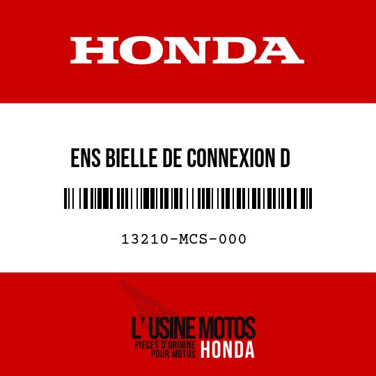 image de 13210-MCS-000 ENS BIELLE DE CONNEXION D