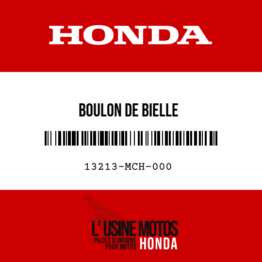 image de 13213-MCH-000 BOULON DE BIELLE