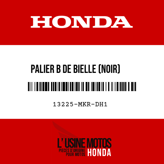 image de 13225-MKR-DH1 PALIER B DE BIELLE (NOIR)