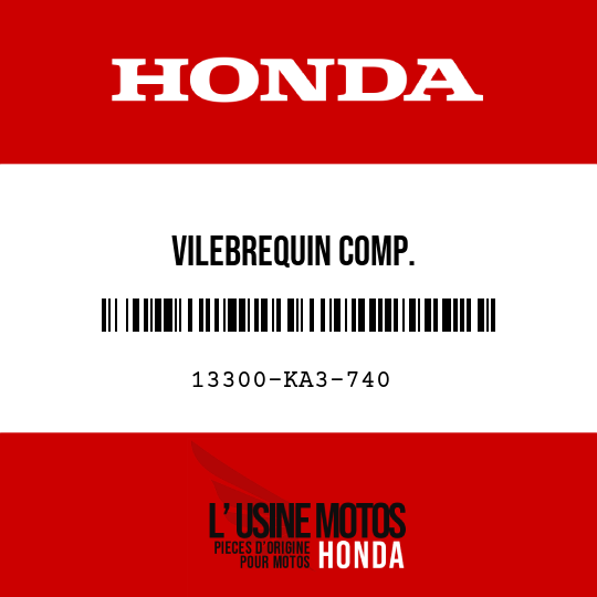 image de 13300-KA3-740 VILEBREQUIN COMP.