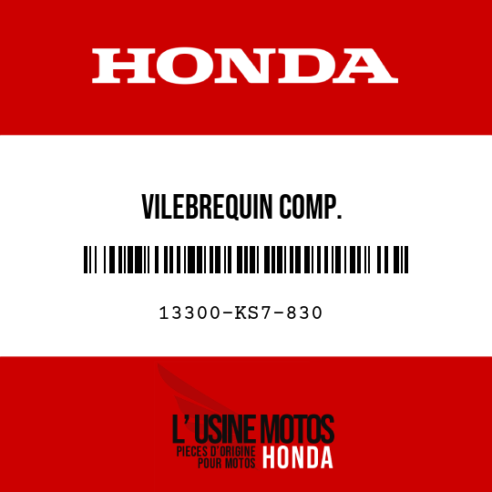 image de 13300-KS7-830 VILEBREQUIN COMP.