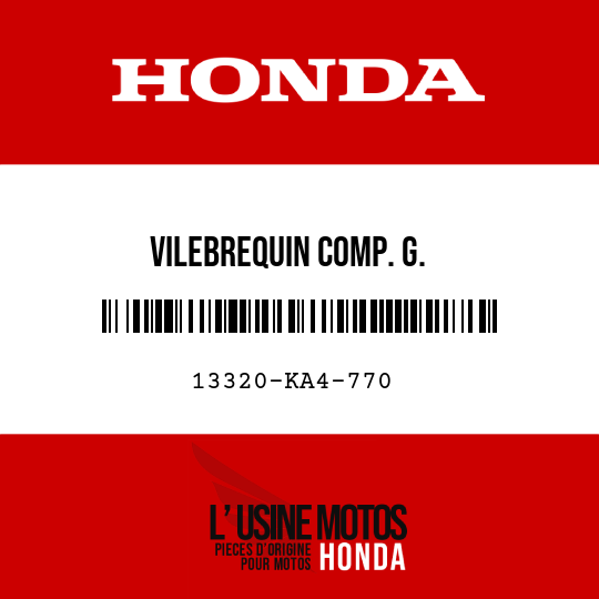 image de 13320-KA4-770 VILEBREQUIN COMP. G.