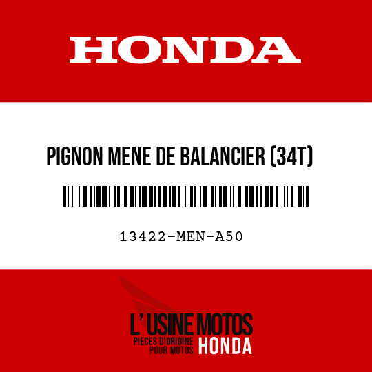 image de 13422-MEN-A50 PIGNON MENE DE BALANCIER (34T)