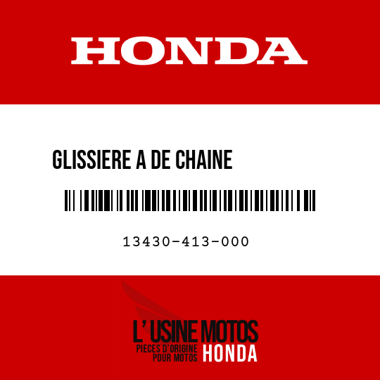 image de 13430-413-000 GLISSIERE A DE CHAINE         BALANCIER